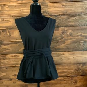 J.Crew black tank top in size medium. NWT